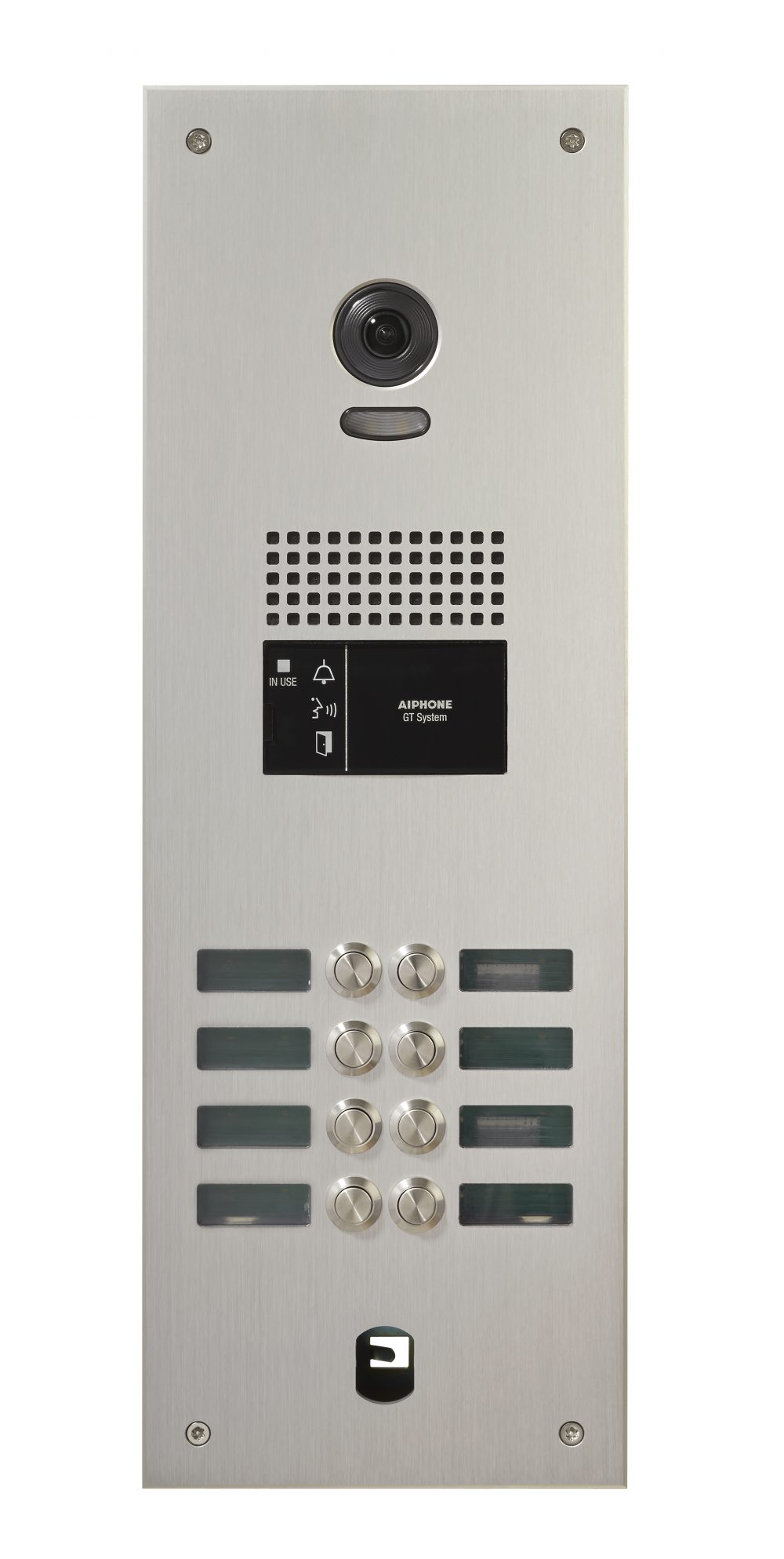 rvs video deurintercom met 8 drukknoppen